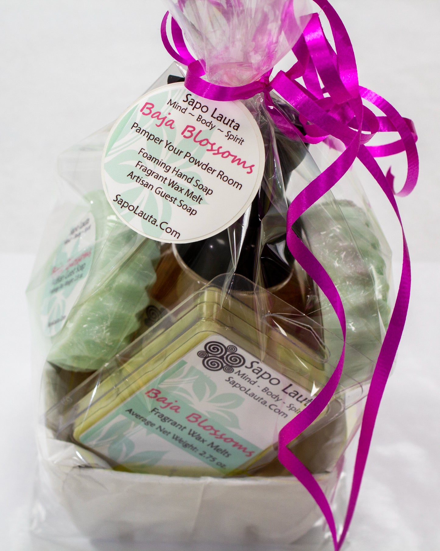 Baja Blossom Pamper Your Powder Room Basket