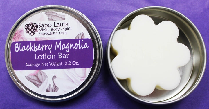 Blackberry Magnolia Lotion Bar