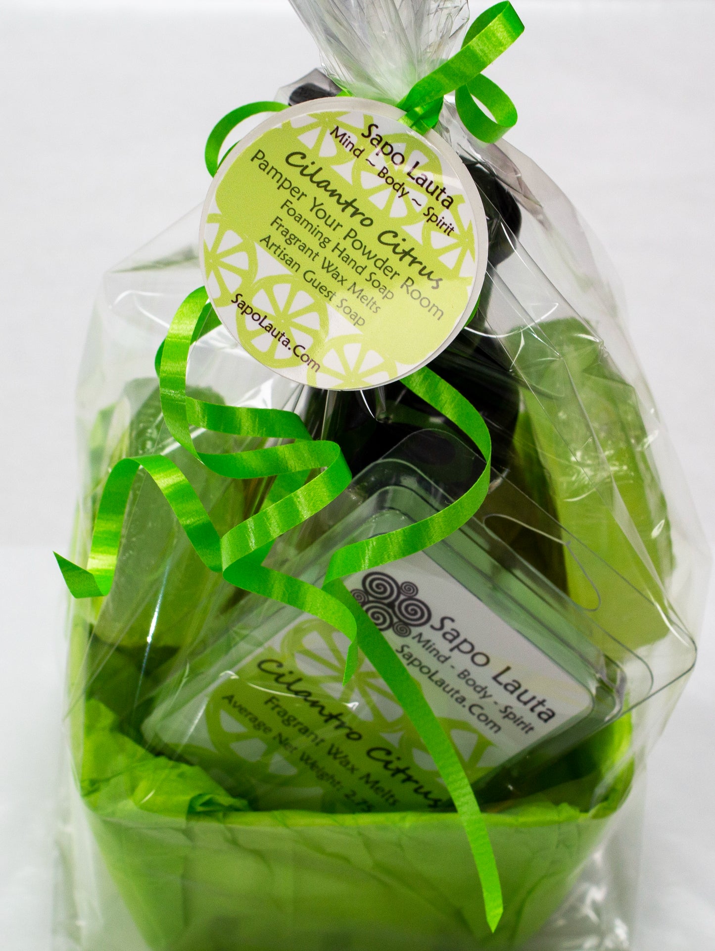 Cilantro Citrus Pamper Your Powder Room Basket