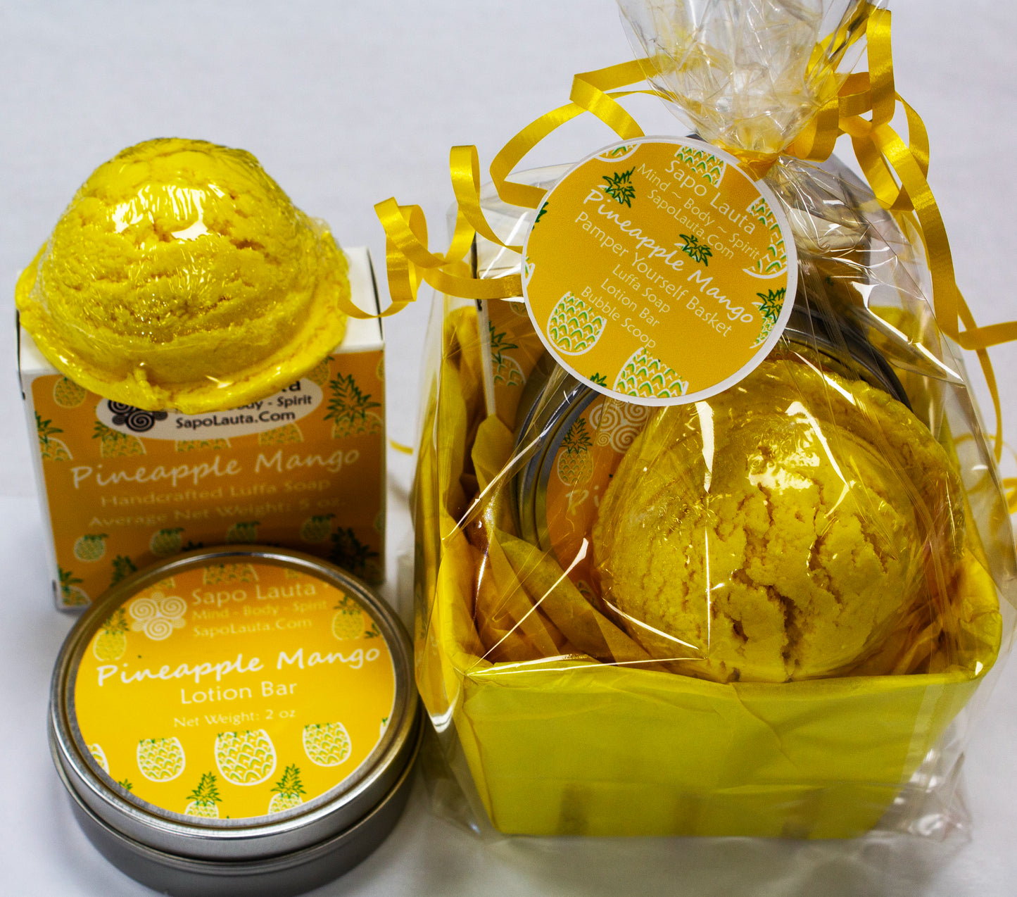 Pineapple Mango Pamper Yourself Basket