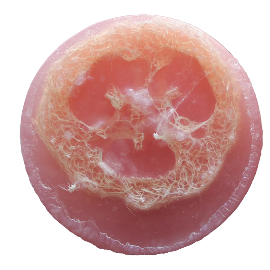Pink Grapefruit Luffa Soap