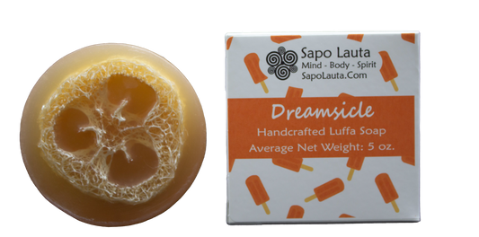 Dreamsicle Luffa Soap
