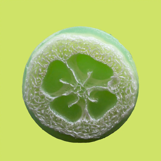 Lime Basil Mandarin Luffa Soap