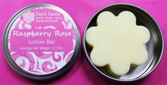 Raspberry Rose Lotion Bar